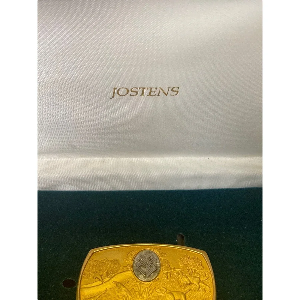 Vintage Jostens Dog Belt Buckle